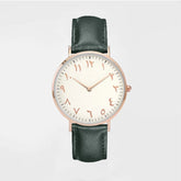 Horloge met Arabische Nummers -groen (#3)